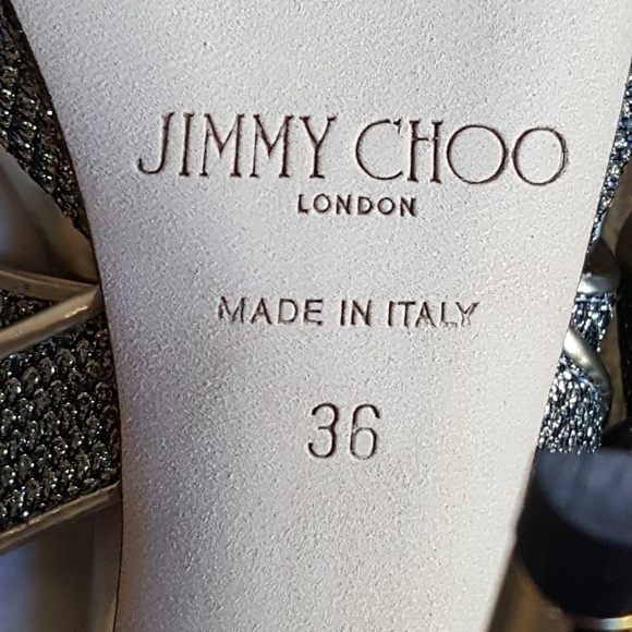 NIB Jimmy Choo Bronze Lame Collar Pumps - Picture 8 of 8